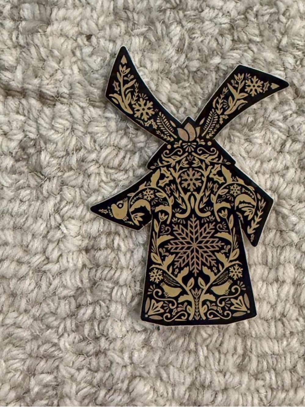 Dutch Bros Winter Windmill Sticker